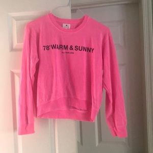 sundry 70 degrees an sunny sweatshirt